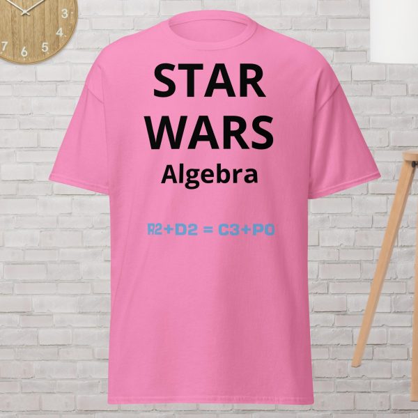 Men's classic tee Star Wars Algebra = R2+D2 = C3+PO